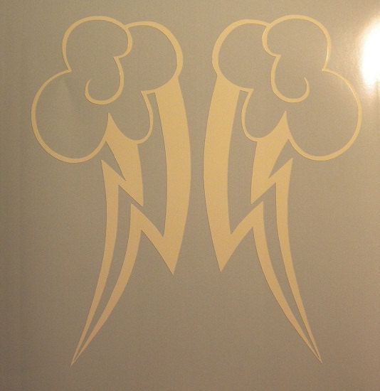Rainbow Dash Pony Cutie Mark 2x vinyl decal sticker Brony