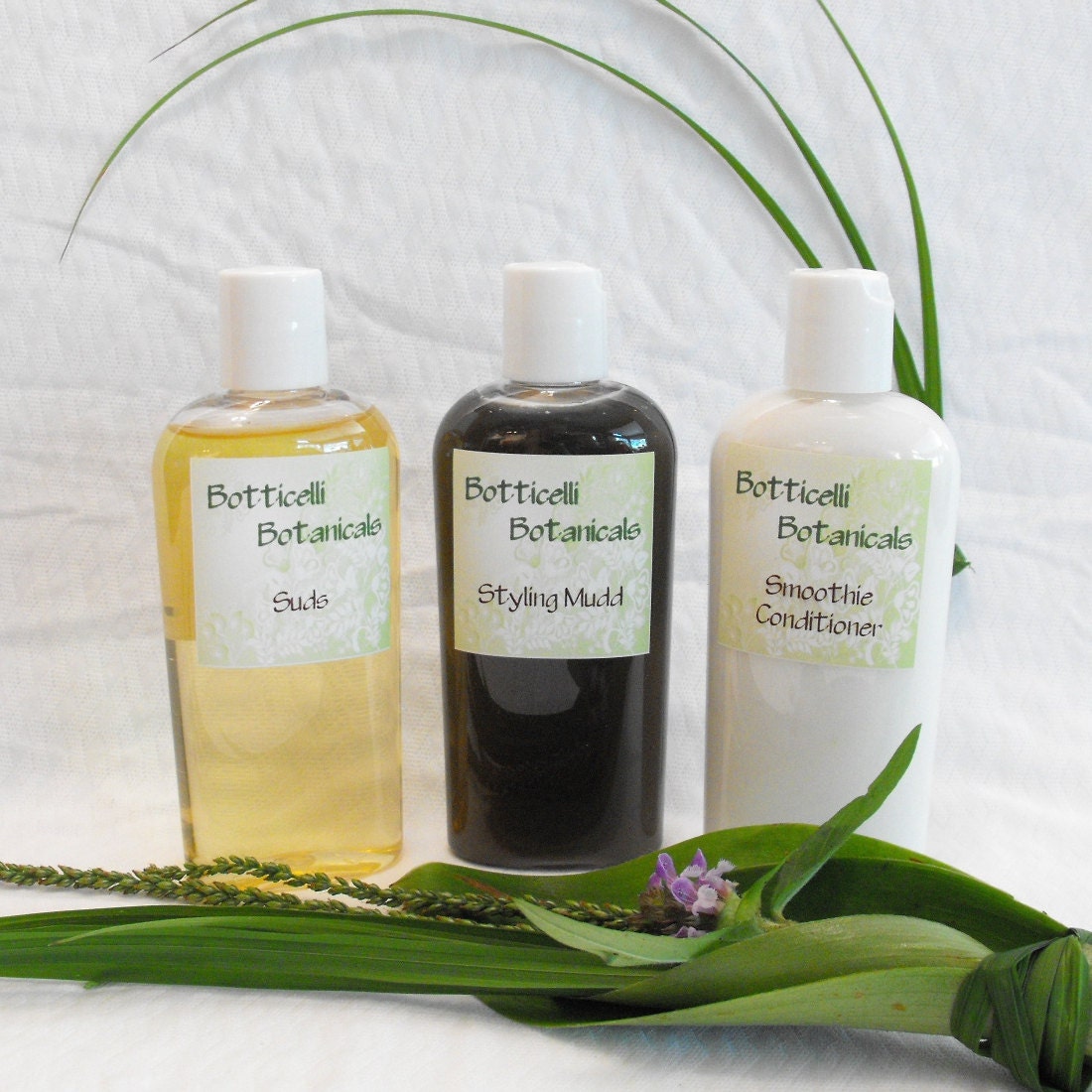 Botticelli Botanicals Styling Mudd Sample Pack - 4 oz each Suds, Smoothie, and Mudd