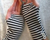 Alice in Wonderland Inspired Striped Gloves Tim Burton Style Custom Kids Size