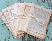 Buy 2 Get 1 FREE Vintage Classic Book Pages Paper for Collage, Mixed Media - Dickens, Bronte, Tolstoy