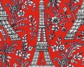 Eiffel Tower In Red from Michael Miller - 1 Yard