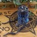 VEIL'S EDGE Occult Soy Candle w/ 6 Grael Herbs of Spellcasting and Black Jet for Otherworld Pathworking, Divination, Seance or Samhain Rites