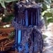 VEIL'S EDGE Occult Soy Candle w/ 6 Grael Herbs of Spellcasting and Black Jet for Otherworld Pathworking, Divination, Seance or Samhain Rites