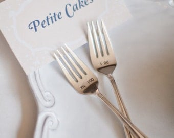 I Do Me Too Wedding Forks For the Bride and Groom Featured In Martha Stewart Weddings