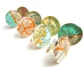 Custom Cufflinks.  Made to order from Vintage Maps.  Oh the places you'll go.