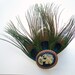 Peacock Feather Fascinator Gothic Lolita