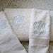 Wedding, Anniversary, Special Occasion Personalized Monogrammed Towels SALE