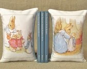 Beatrix Potter Peter Rabbit Bookends - Shelf Pillows Set Two