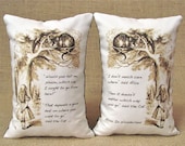 Alice In Wonderland - Bookends - Shelf Pillows