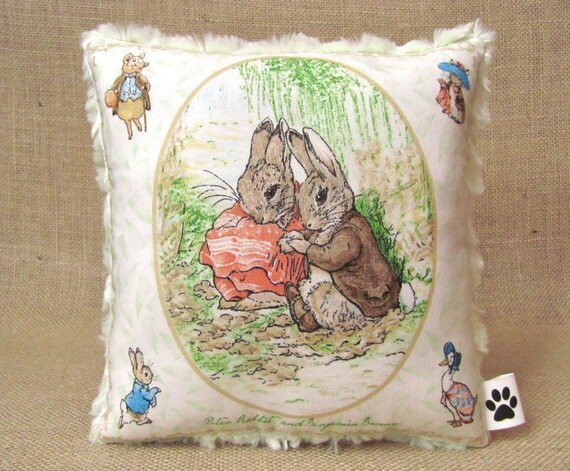 Beatrix Potter - Peter Rabbit and Benjamin Bunny - Little Lovey Pillow