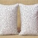 Pride and Prejudice Chapter One - Jane Austen Bookends - Shelf Pillows