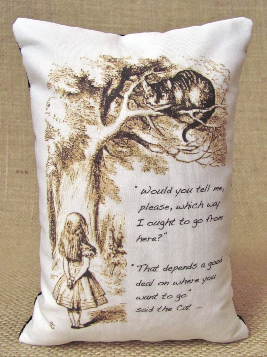 Alice In Wonderland - Bookends - Shelf Pillows