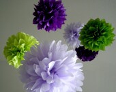 Hermione Says ... tissue paper pom mobile // baby shower // nursery decoration // housewarming gift // new baby Il_170x135