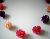 Guava Pop ... diy tissue paper pom garland // wedding reception // birthday // eco party decorations Il_170x135