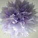 Orchid ... 1 tissue paper pom // wedding decorations // aisle marker // birthday party decor // diy // paper flowers // bridal shower