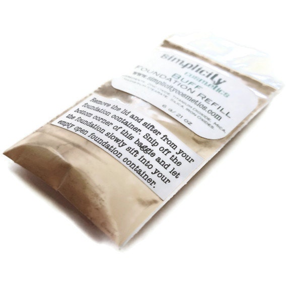 REFILL -Vegan Mineral Foundation - Simplicity Cosmetics Handcrafted Makeup