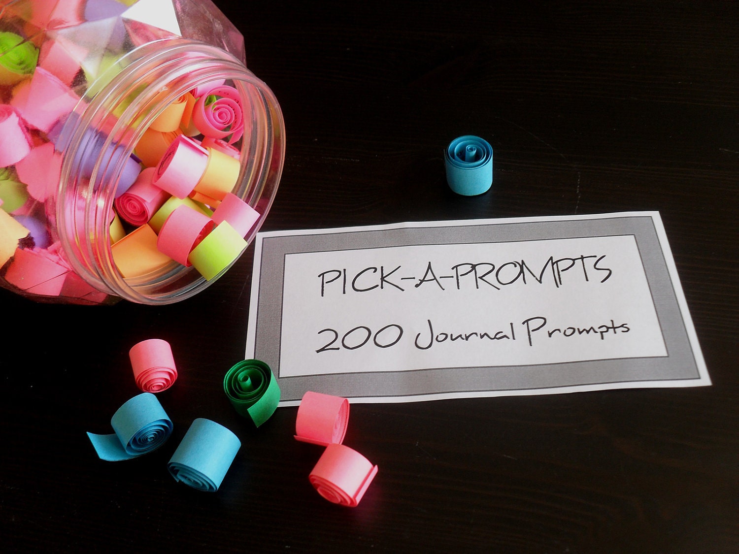 Pick a Prompts - 200 Journal Prompts - PDF ONLY