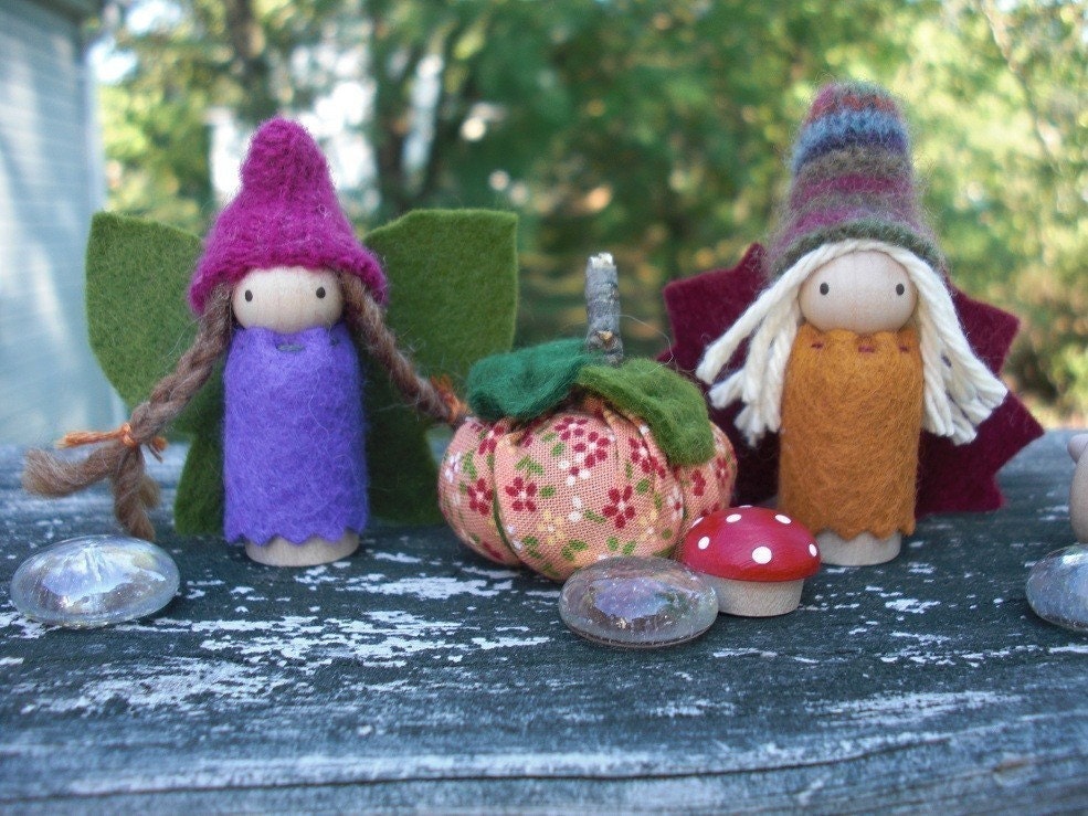 Fall Fairies and Pumpkin