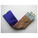 Hand Embroidered Multi-Colored Cuff with Orange Buttons