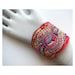 Hand Embroidered Multi-Colored Cuff