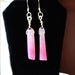 Glowing Fire Agate Dangle Earrings