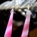 Glowing Fire Agate Dangle Earrings