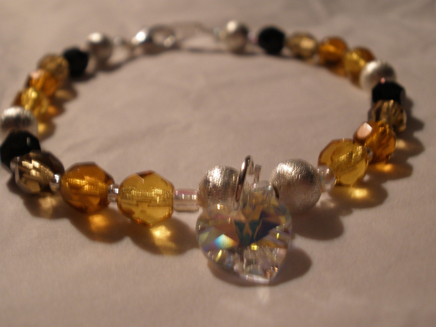 Edward's Eyes Twilight Inspired Bracelet
