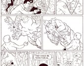 Beast of Kay-7 Page 13 - Original Drawing