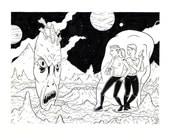 Space Face Original Drawing