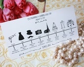 Printable Wedding Party Timeline