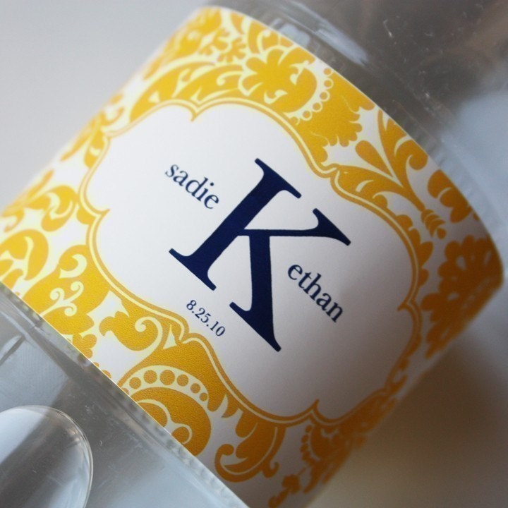 20 Water Resistant Inkjet Water Bottle Label Sheets
