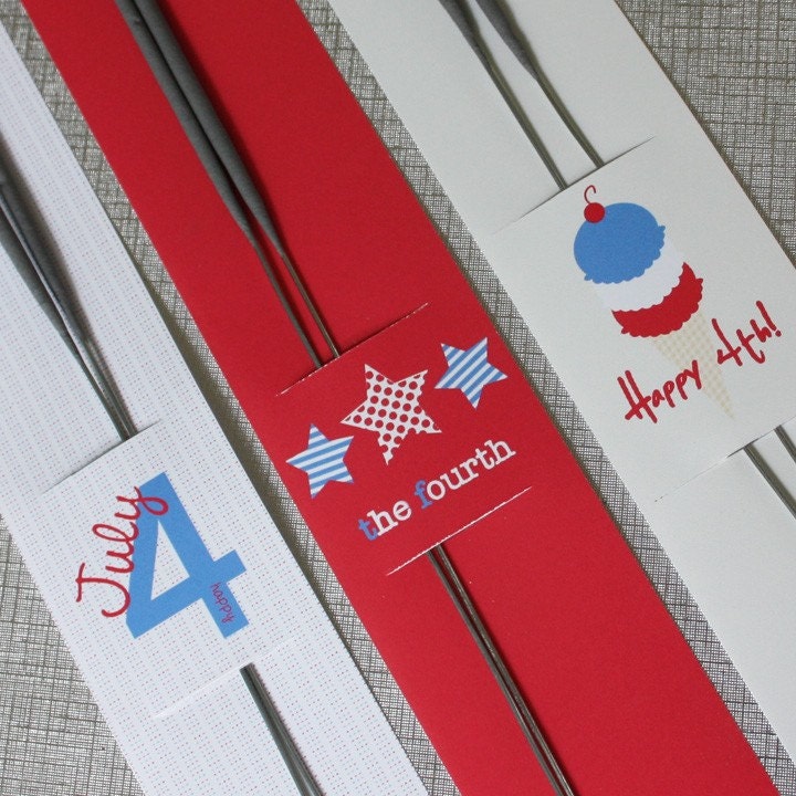 Printable Sparkler Holder Set- 4th of July