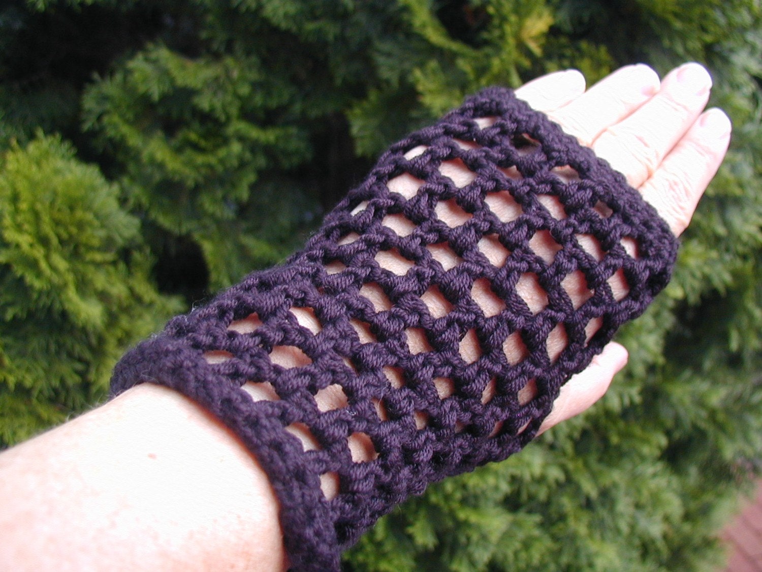 Black Lace FIngerless Gloves - Steampunk