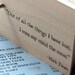 Mini Wood Notepad / Notebook (3" x 2") - Mark Twain - Out of all the things I have lost..