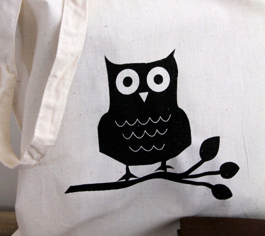 Quote Tote - Wise Old Owl cotton tote bag