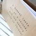 Wood Album / Notebook / Guest Book (9" x 6") -  Memory lives on forever