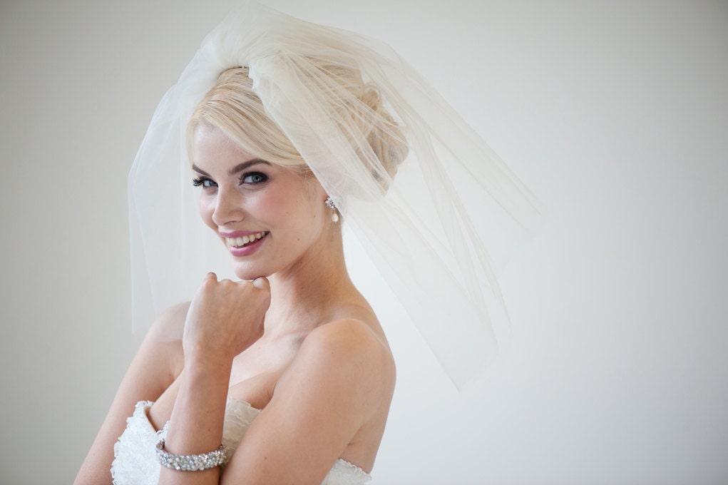 Bridal Veil, Traditional Veil, Two Layer Veil, 18" Bridal Veil