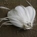 Bridal Feather Hairclip, Fascinator, Head Piece - MELINDA