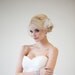 Bridal Fascinator, Feather Wedding Head Piece, Feather Fascinator, Bridal Hair Accessories - CHLOE