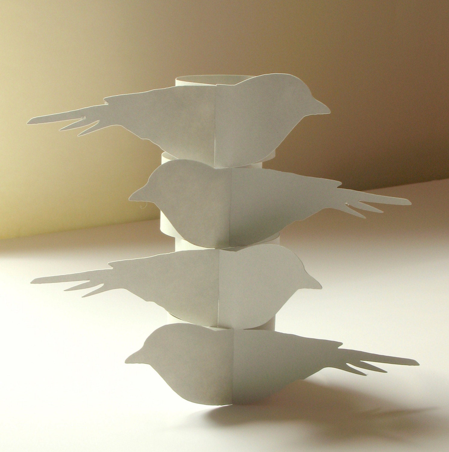 Lovebirds Paper Napkin Rings - Reserved for Nik Jo