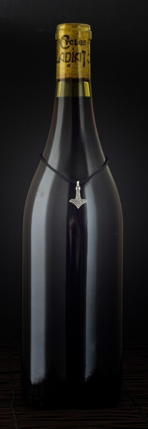 Tiny Thor's Hammer  - STERLING SILVER - (Just the pendant, chains are sold separately.)