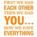 Art for the Nursery First we had each other then we had YOU in orange