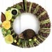 Hedgehog Yarn Wreath