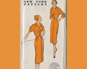 New York Pattern Company Dress Pattern 1940s