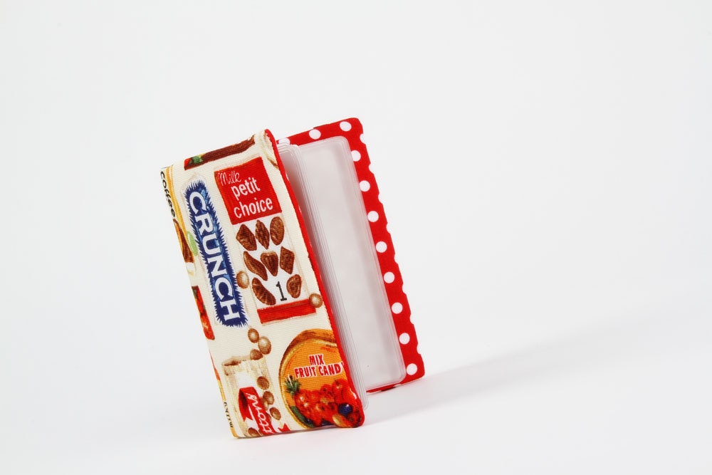 Card holder - Candies on off white