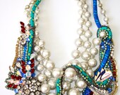 Custom One of a Kind Hi Tech Sporty Statement Necklace- Sold Out