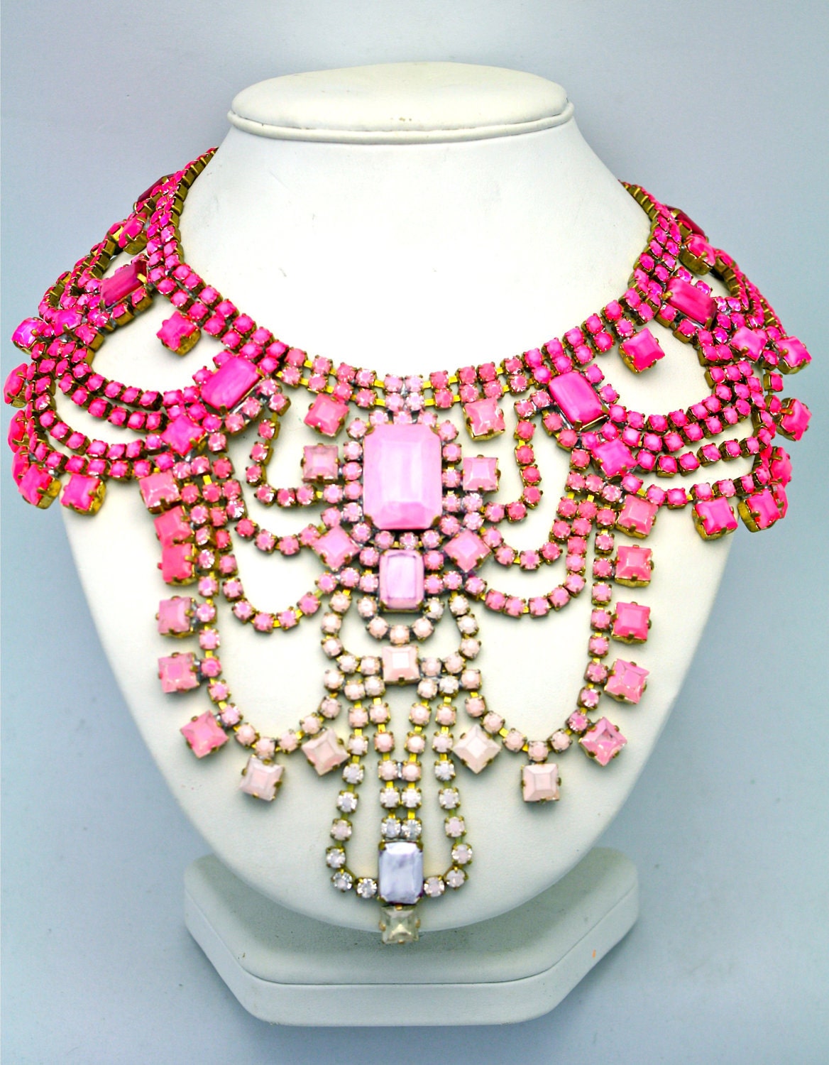 One of a Kind Statement Necklace- Paris 3