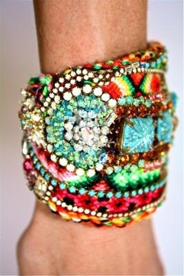 Custom Diamonds are a Girls Best Friendship Cuff- Kai (Reserved for Tom)