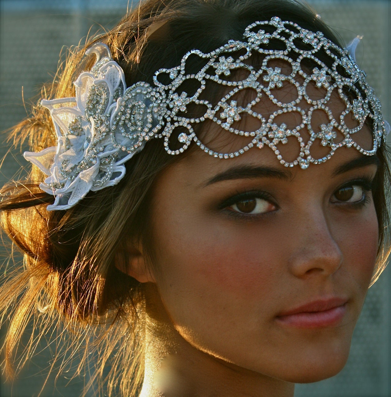 Juliet Cap Bridal Head Dress