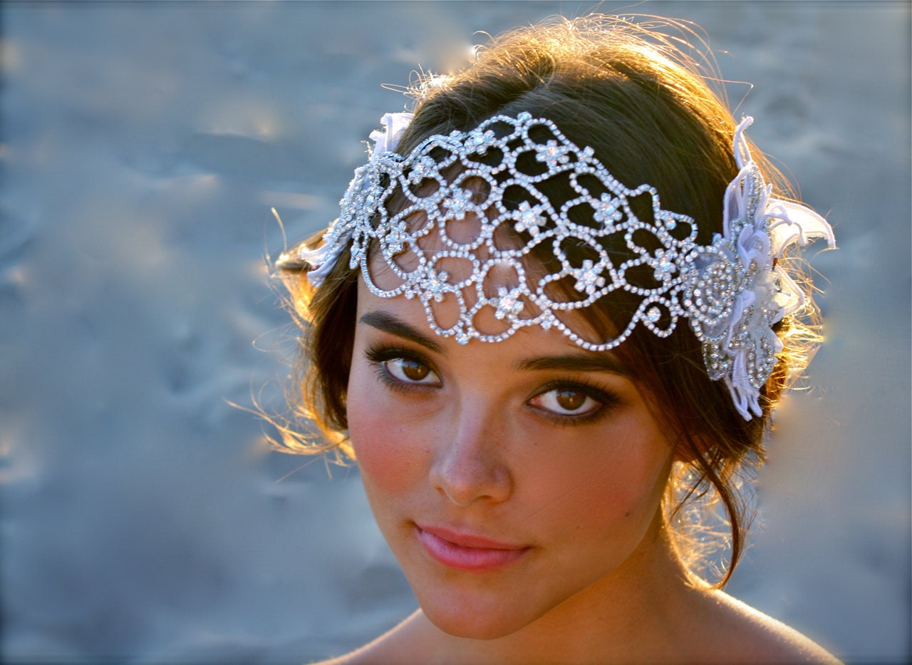 Juliet Cap Bridal Head Dress